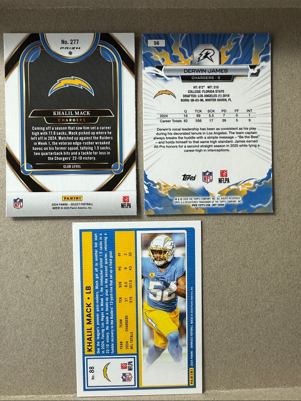 Justin Herbert Chargers lot of 18 w/ Alt/Gordon rookies Derwin James/Mack pulsar - Picture 5 of 15
